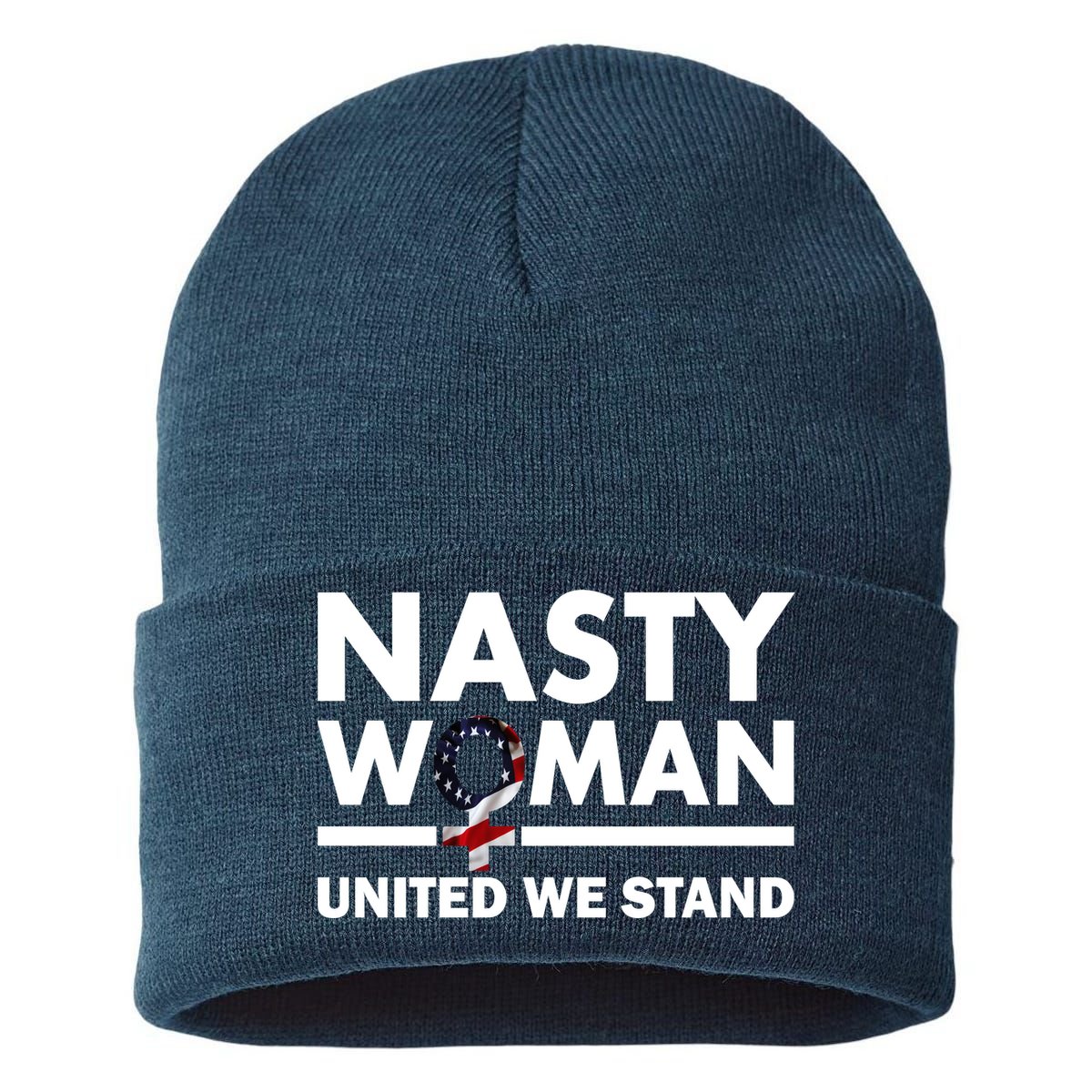 Nasty Woman United We Stand Sustainable Knit Beanie