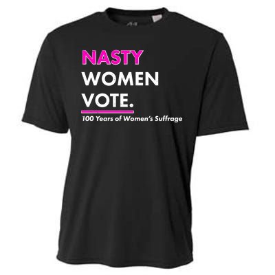 Nasty Women Vote 100 Years of Women's Suffrage Cooling Performance Crew T-Shirt