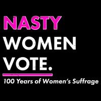 Nasty Women Vote 100 Years of Women's Suffrage 16 in Basic Backpack