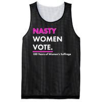 Nasty Women Vote 100 Years of Women's Suffrage Mesh Reversible Basketball Jersey Tank