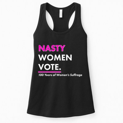 Nasty Women Vote 100 Years of Women's Suffrage Womens Tank Top