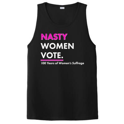 Nasty Women Vote 100 Years of Women's Suffrage PosiCharge Competitor Tank