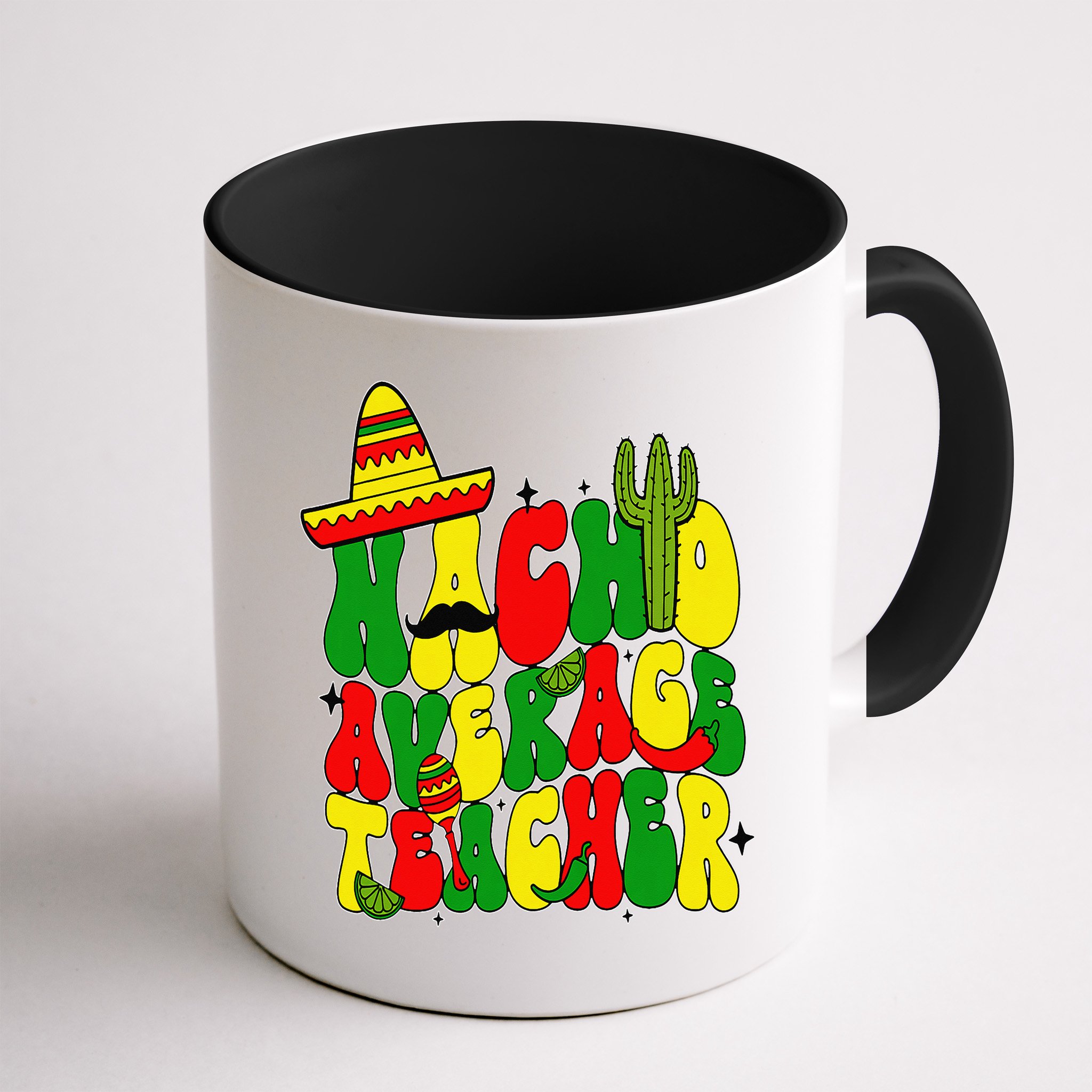 Nacho Average Teacher Apple Cinco De Mayo Teacher Women Mug