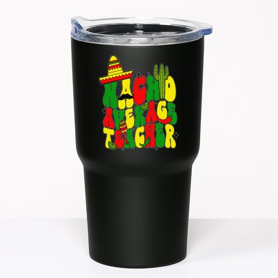 Nacho Average Teacher Apple Cinco De Mayo Teacher Women Tumbler