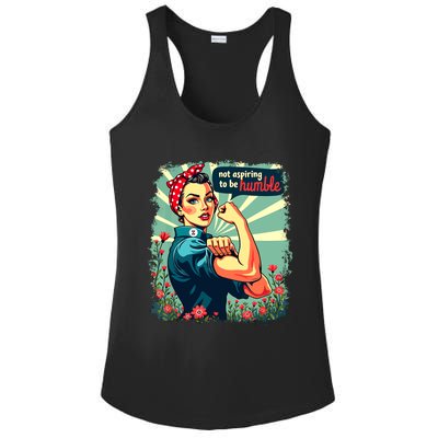 Not Aspiring To Be Humble Kamala Harris Feminist Woman Ladies PosiCharge Competitor Racerback Tank