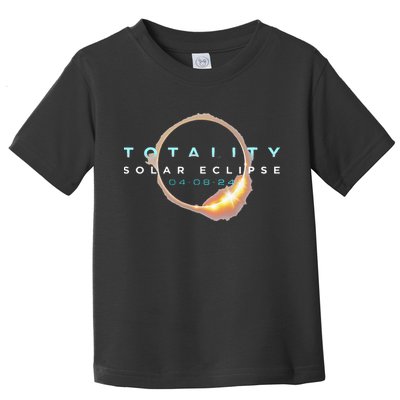 North American Total Solar Eclipse 2024 Totality 04.08.24 Toddler T-Shirt