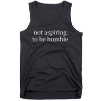 Not Aspiring To Be Humble Kamala Harris Tank Top