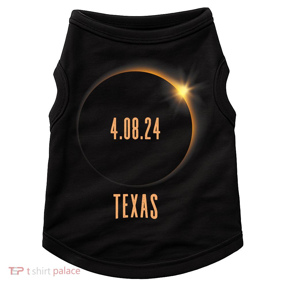 North America Total Solar Eclipse 2024 Texas USA Doggie Tank