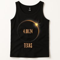 North America Total Solar Eclipse 2024 Texas USA Tank Top