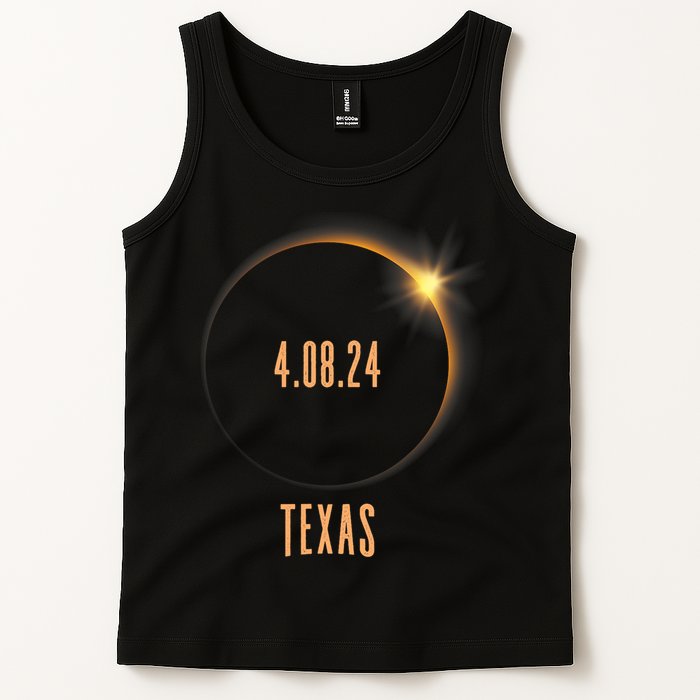 North America Total Solar Eclipse 2024 Texas USA Tank Top