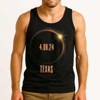 North America Total Solar Eclipse 2024 Texas USA Tank Top