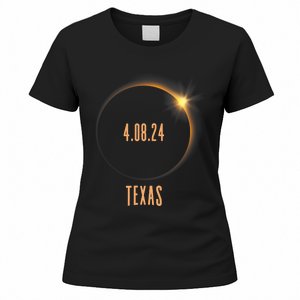 North America Total Solar Eclipse 2024 Texas USA Women's T-Shirt