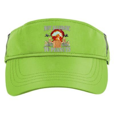 Not Allergic To Peanuts Adult Drive Performance Visor