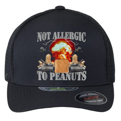 Not Allergic To Peanuts Flexfit Unipanel Trucker Cap