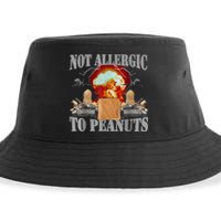 Not Allergic To Peanuts Sustainable Bucket Hat