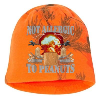 Not Allergic To Peanuts Kati - Camo Knit Beanie