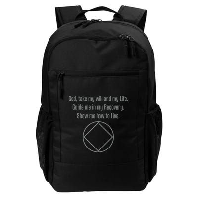 Narcotics Anonymous Third Step Prayer Na Aa Daily Commute Backpack