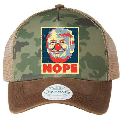 Nope Anti Trump Clown Impeach No Donald Legacy Tie Dye Trucker Hat