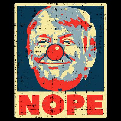 Nope Anti Trump Clown Impeach No Donald T-Shirt