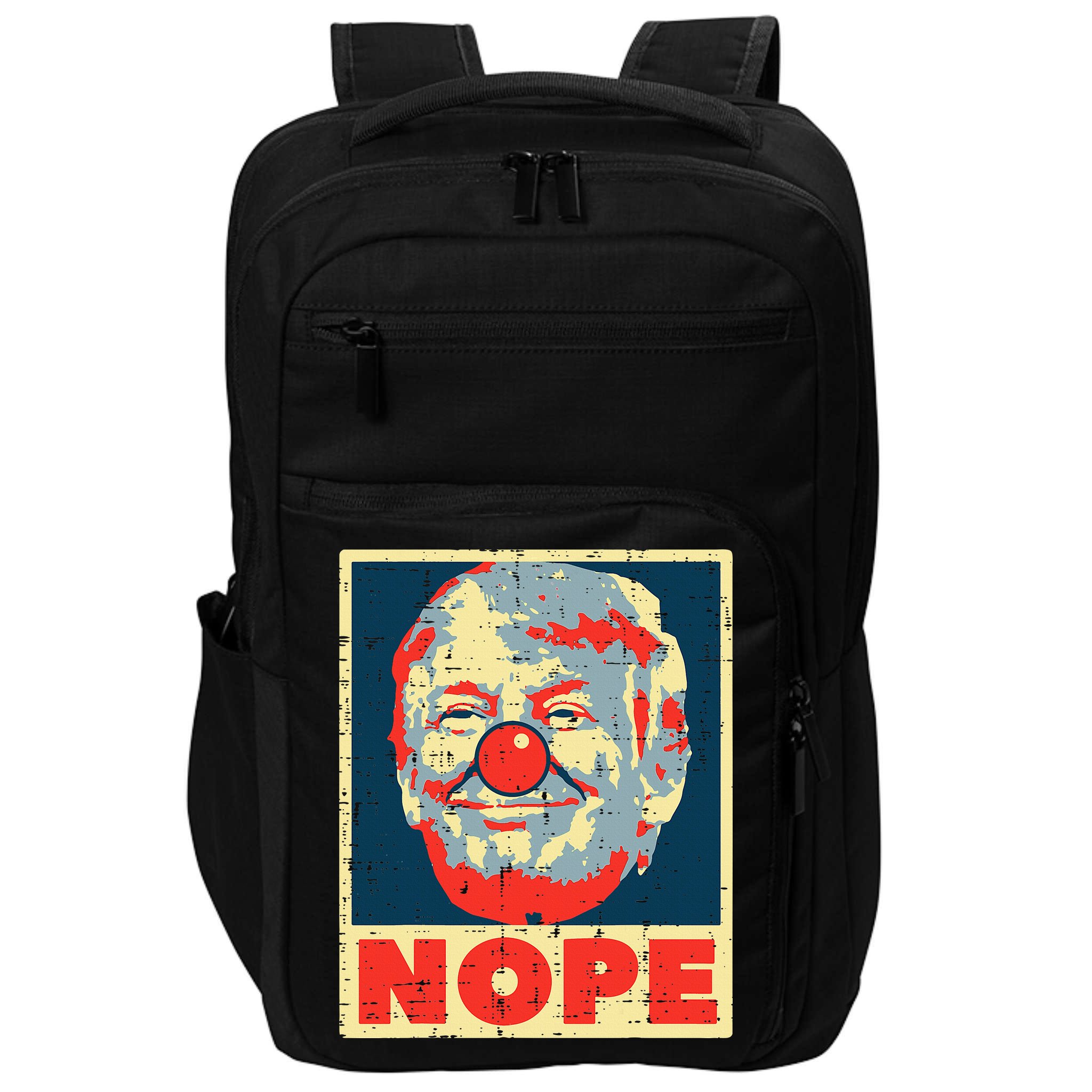 Nope Anti Trump Clown Impeach No Donald Impact Tech Backpack