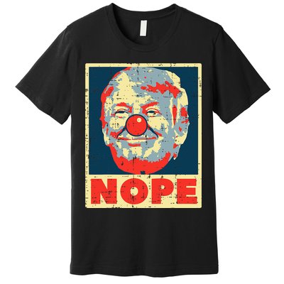 Nope Anti Trump Clown Impeach No Donald Premium T-Shirt