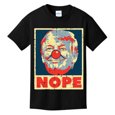 Nope Anti Trump Clown Impeach No Donald Kids T-Shirt