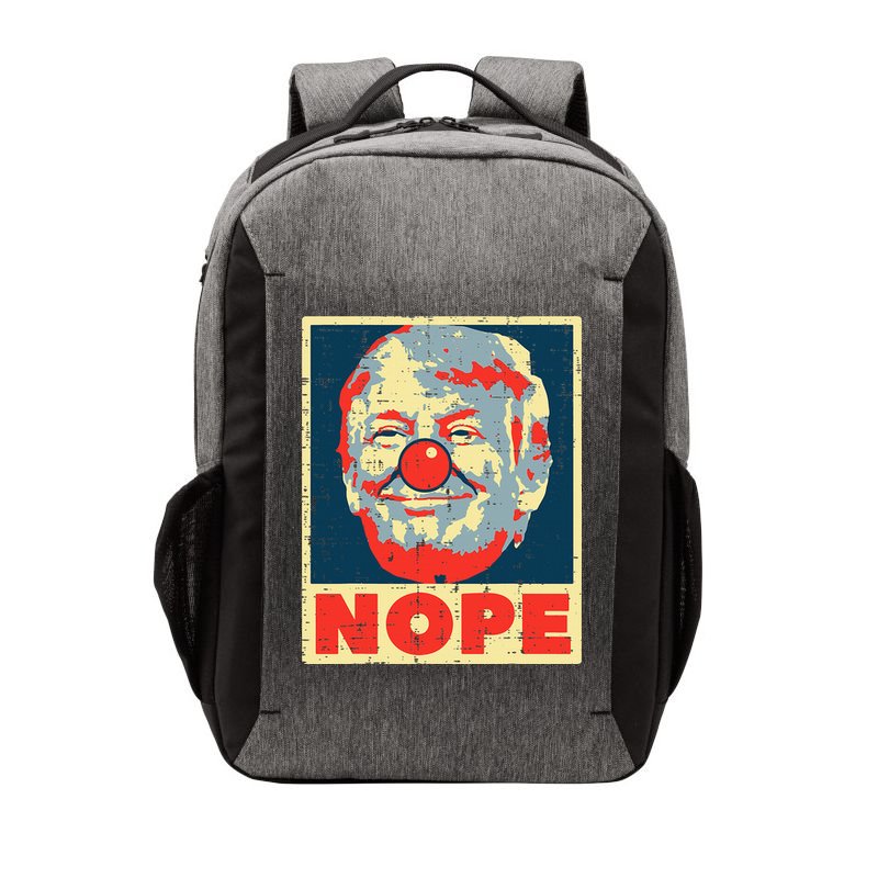 Nope Anti Trump Clown Impeach No Donald Vector Backpack