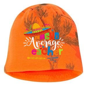 Nacho Average Teacher Cinco De Mayo Fiesta Mexican Teaching Kati - Camo Knit Beanie