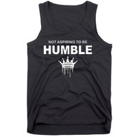 Not Aspiring To Be Humble Kamala Harris Feminist Message Tank Top