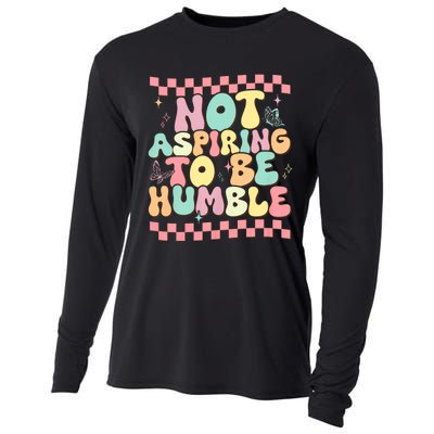 Not Aspiring To Be Humble Groovy Cooling Performance Long Sleeve Crew