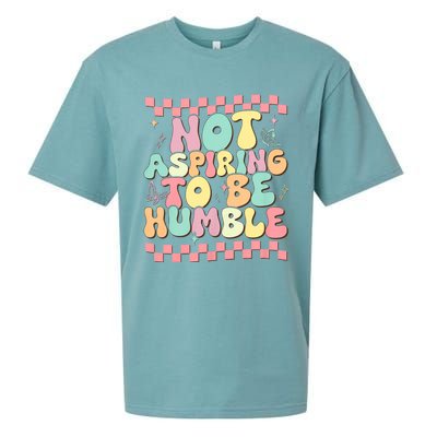 Not Aspiring To Be Humble Groovy Sueded Cloud Jersey T-Shirt