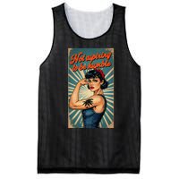 Not Aspiring To Be Humble Kamala Harris Feminist Message Mesh Reversible Basketball Jersey Tank