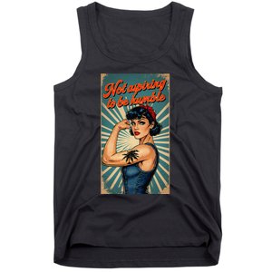 Not Aspiring To Be Humble Kamala Harris Feminist Message Tank Top