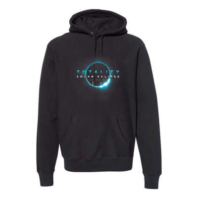 North American Total Solar Eclipse 2024 Totality 04.08.24 Premium Hoodie