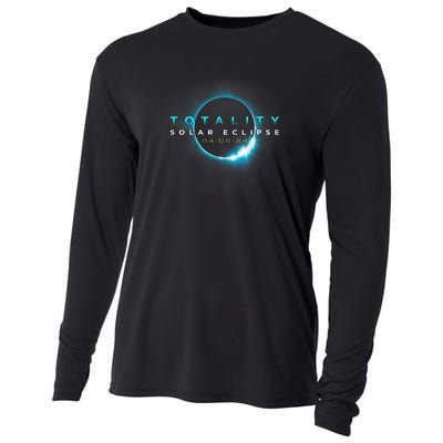 North American Total Solar Eclipse 2024 Totality 04.08.24 Cooling Performance Long Sleeve Crew