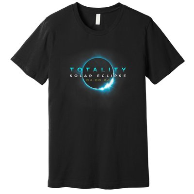 North American Total Solar Eclipse 2024 Totality 04.08.24 Premium T-Shirt