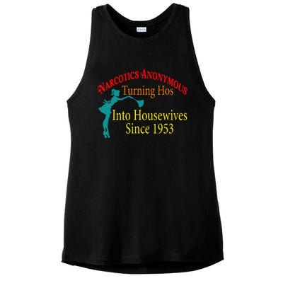 Narcotics Anonymous Turning Hos Into Housewives 1953 Ladies PosiCharge Tri-Blend Wicking Tank