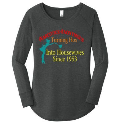 Narcotics Anonymous Turning Hos Into Housewives 1953 Women's Perfect Tri Tunic Long Sleeve Shirt