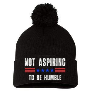 Not Aspiring To Be Humble Pom Pom 12in Knit Beanie