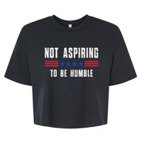 Not Aspiring To Be Humble Bella+Canvas Jersey Crop Tee