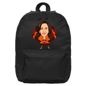 Not A Turkey Thanksgiving Kamala Harris Disguise 16 in Basic Backpack