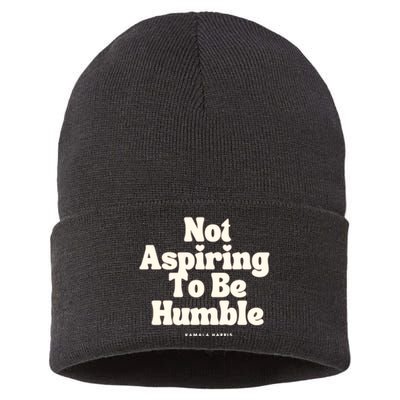 Not Aspiring To Be Humble Sustainable Knit Beanie