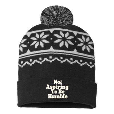 Not Aspiring To Be Humble USA-Made Snowflake Beanie