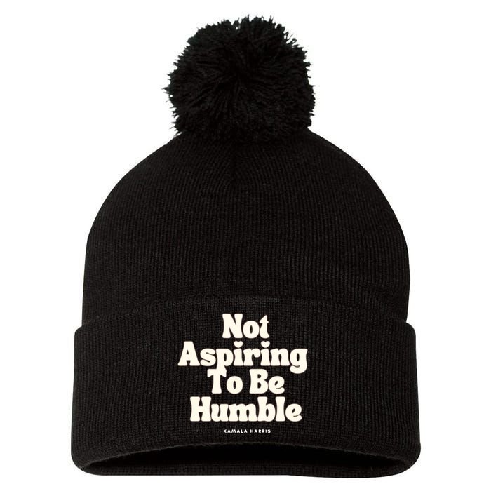 Not Aspiring To Be Humble Pom Pom 12in Knit Beanie