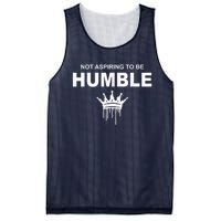 Not Aspiring To Be Humble Kamala Harris Feminist Message Mesh Reversible Basketball Jersey Tank