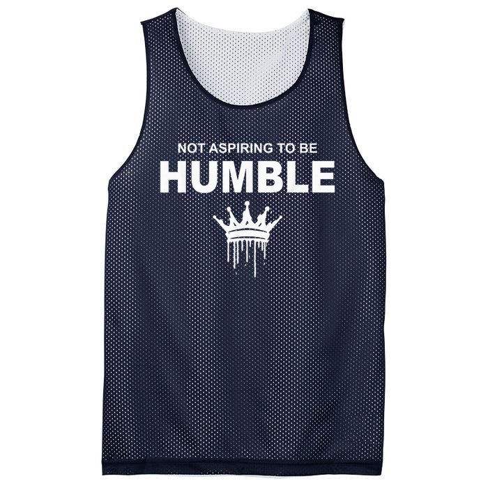 Not Aspiring To Be Humble Kamala Harris Feminist Message Mesh Reversible Basketball Jersey Tank