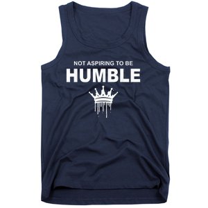 Not Aspiring To Be Humble Kamala Harris Feminist Message Tank Top