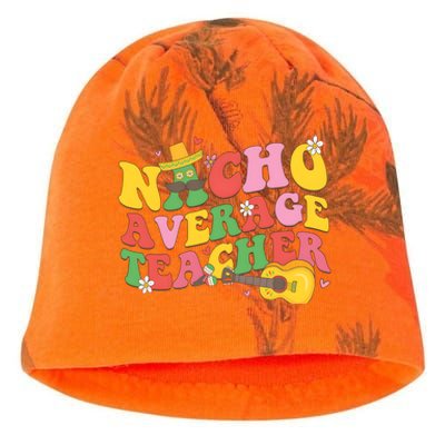 Nacho Average Teacher Cinco De Mayo Kati - Camo Knit Beanie