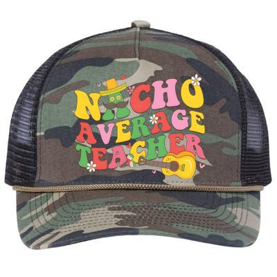 Nacho Average Teacher Cinco De Mayo Retro Rope Trucker Hat Cap