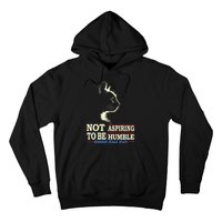 Not Aspiring To Be Humble Cat Lady Kamala Harris Tim Walz 24 Hoodie